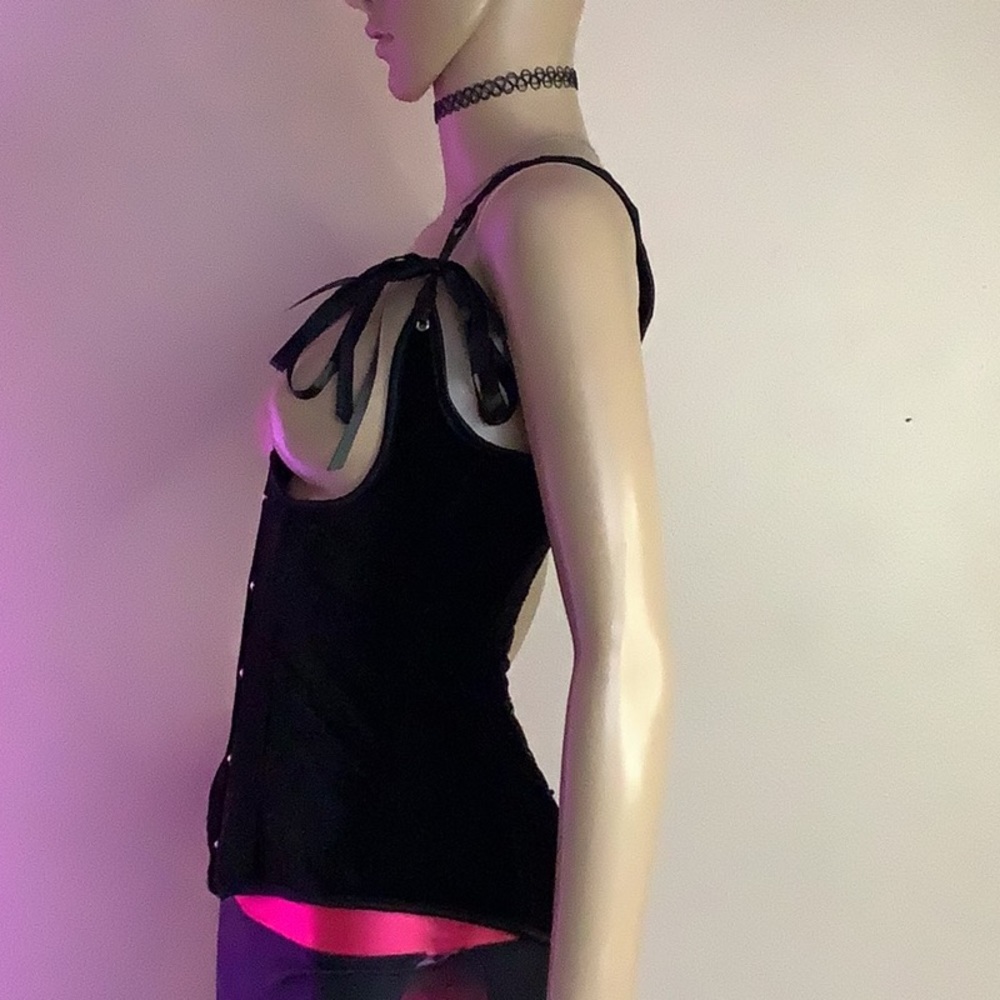 SMALL VELVET PRINCESS CORSET - Picture 7 of 13